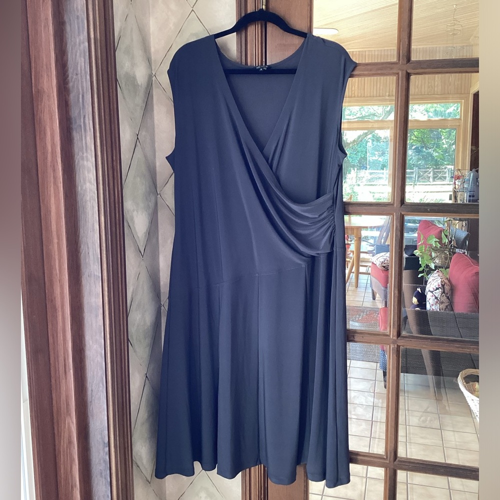 NIC+ZOE Asymmetrical Gray Dress